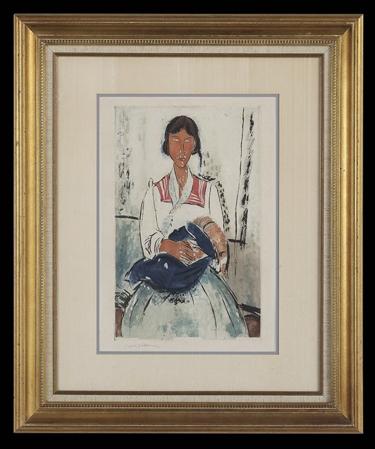 After Amedeo Modigliani (Italian, 1884-1920) (1 of 2)