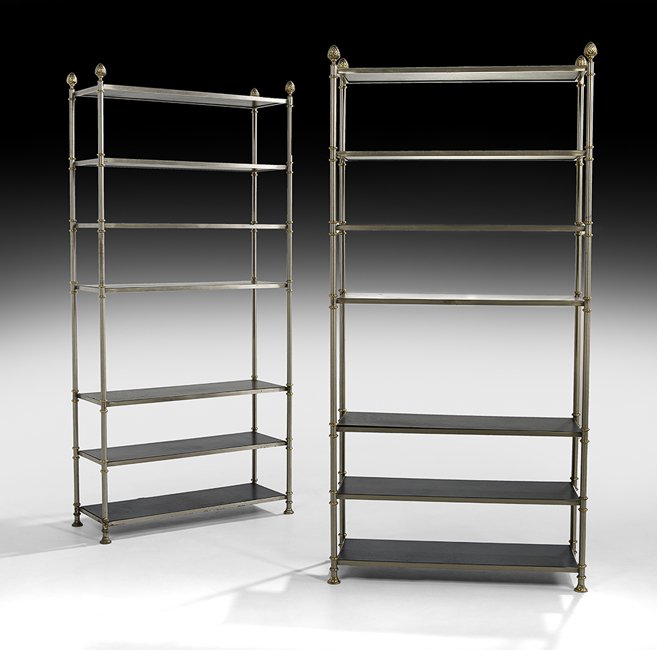 Tall Pair of Maison Jansen, Paris, Open Bookcases (1 of 2)