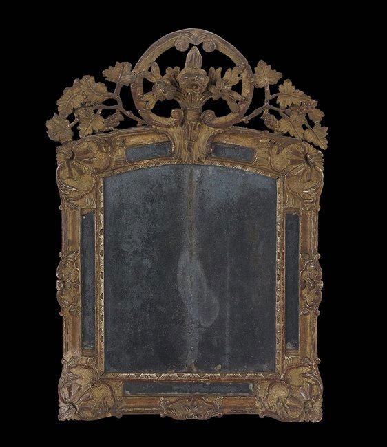 Northern Italian Rococo Giltwood Mirror (1 of 1)