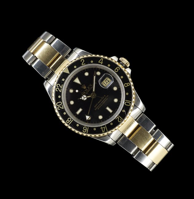 18 Kt. Gold/Stainless Steel Rolex GMT-Master II (1 of 1)
