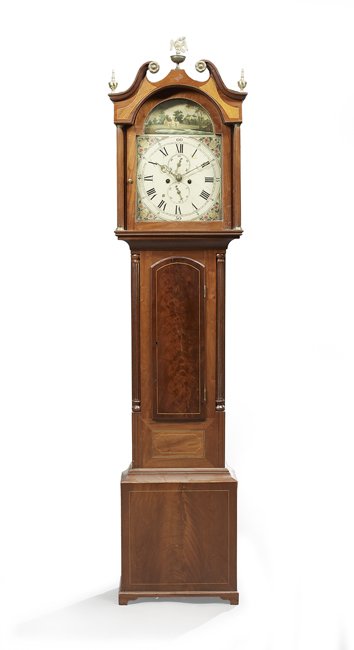 George III Mahogany Tall Case Clock (1 of 2)