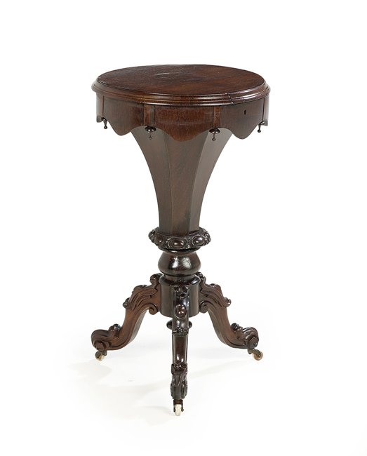 Victorian Rosewood Sewing Stand/Work Table (1 of 2)