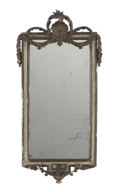 Pair of Continental Paint-Decorated Mirrors (1 of 2)