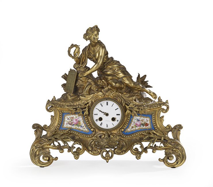 Louis-Philippe Porcelain Mantel Clock (1 of 2)