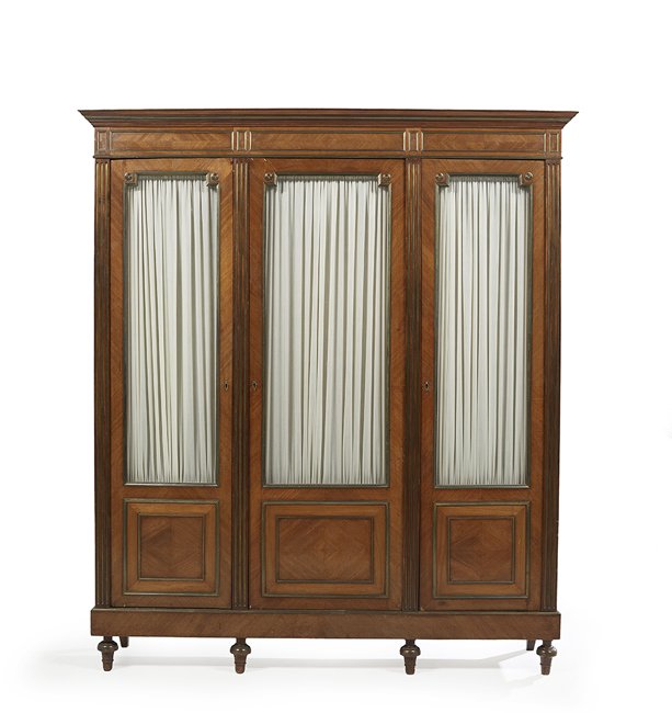 Louis XVI-Style Mahogany Cabinet (1 of 2)