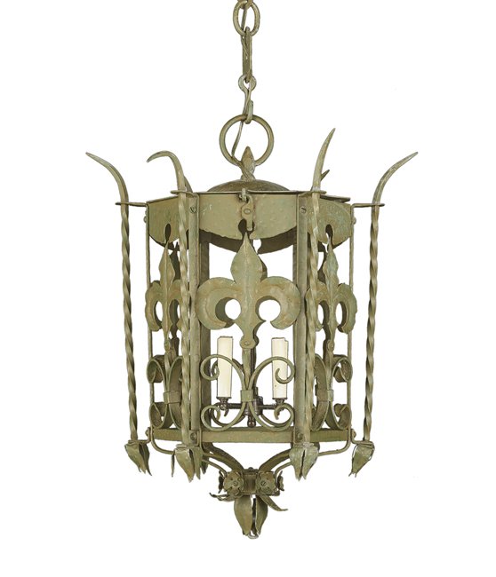 Continental Painted Metal Lantern (1 of 1)