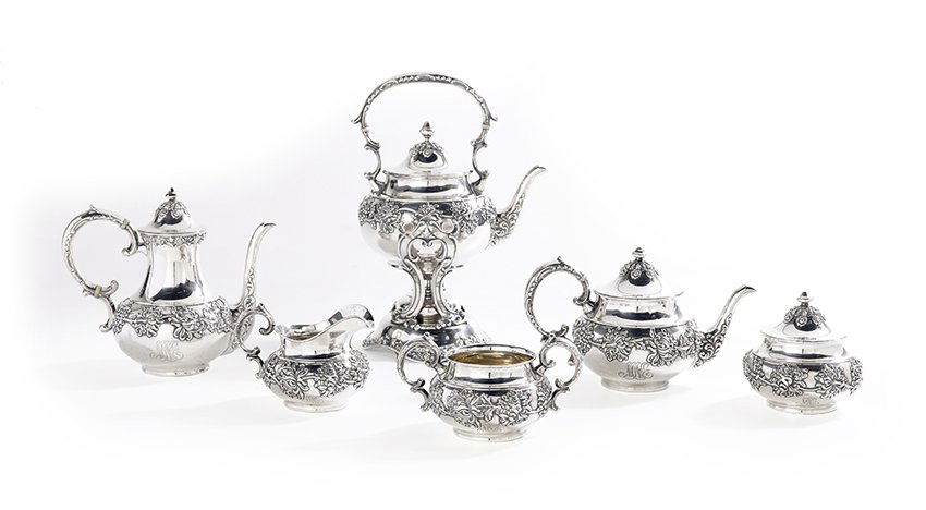 Shreve & Co. Sterling Coffee and Tea Set (1 of 1)