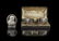 Important 14/18 Kt. Gold & Onyx Cameo Demi-Parure