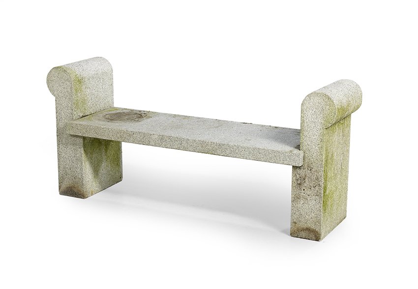 Contemporary Japanese Granite Bench (1 of 1)