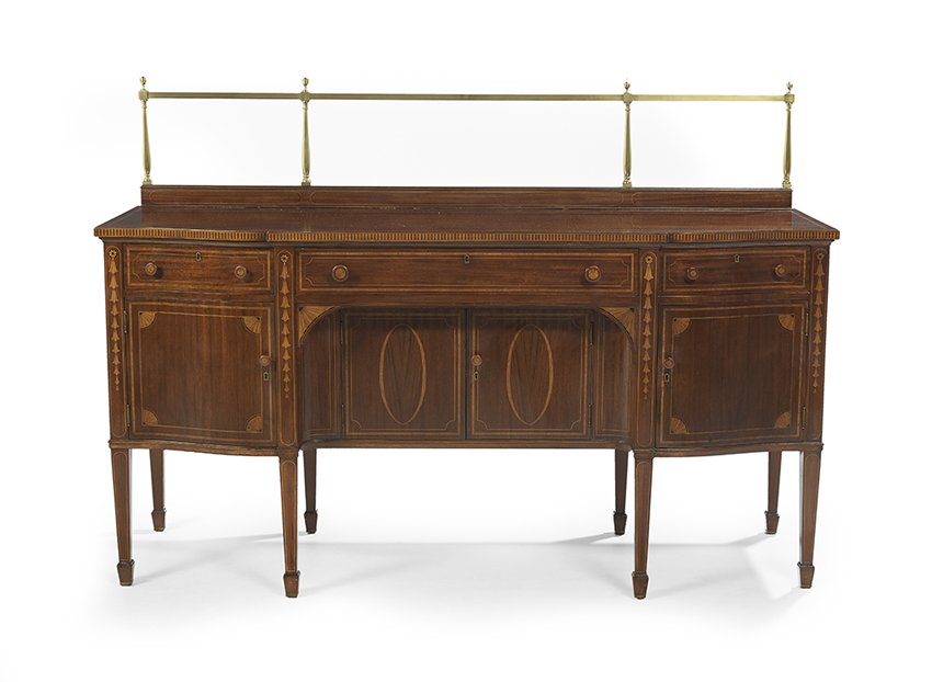 Hepplewhite-Style Inlaid Mahogany Sideboard (1 of 2)
