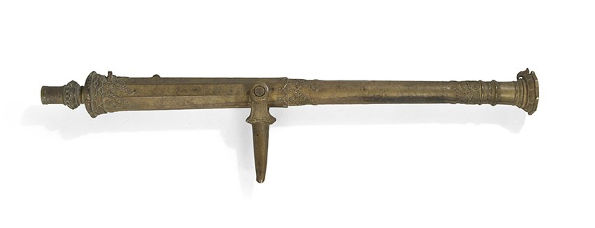 Cast Brass Smooth-Bore Artillery Mortar (1 of 1)