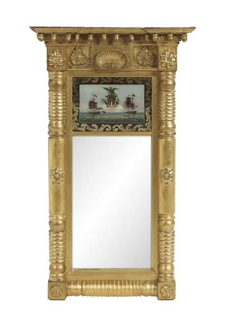 American Giltwood Tabernacle Mirror (1 of 1)