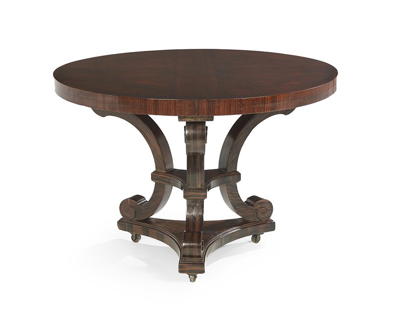 Art Deco Macassar Ebony Center Table (1 of 1)
