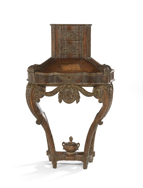 Italian Oak Music Cabinet (1 of 4)