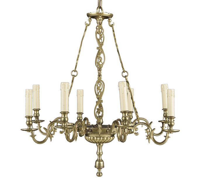 Dutch Bronze Chandelier in the Baroque Taste (1 of 1)