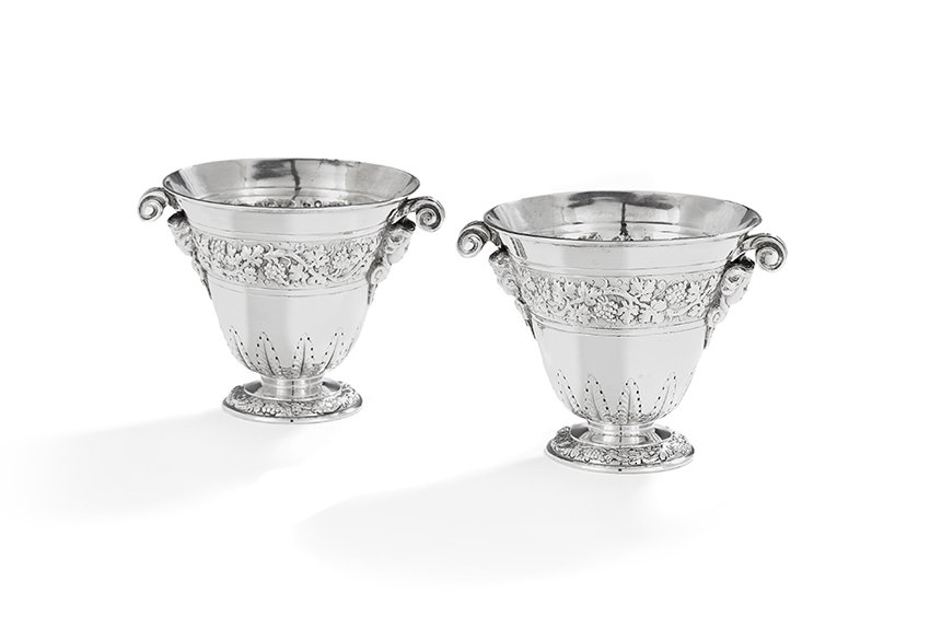 Pair of Victorian Sterling Silver Deep Bowls (1 of 1)