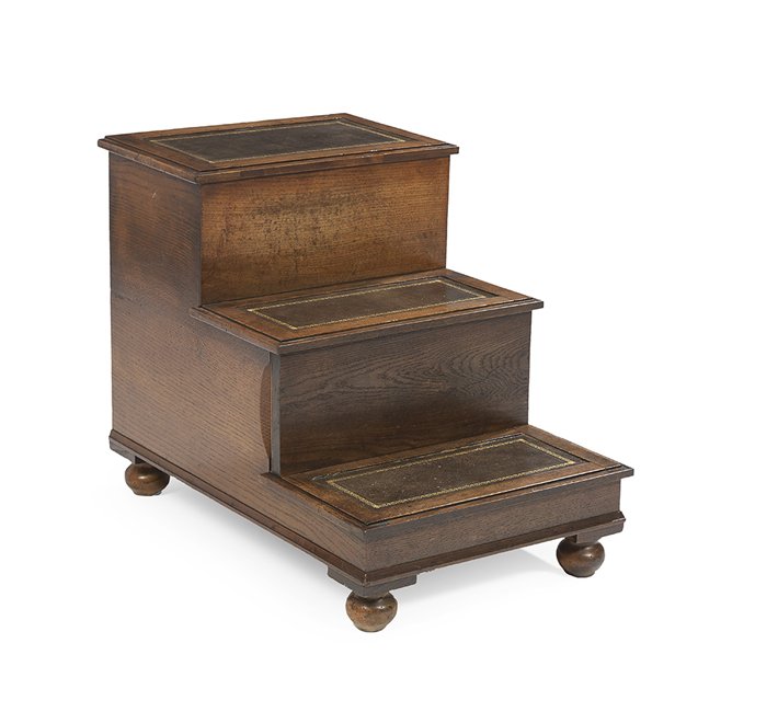 Set of William IV Mahogany Bed Steps (1 of 1)