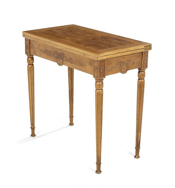 Italian Neoclassical Fruitwood Games Table (1 of 2)