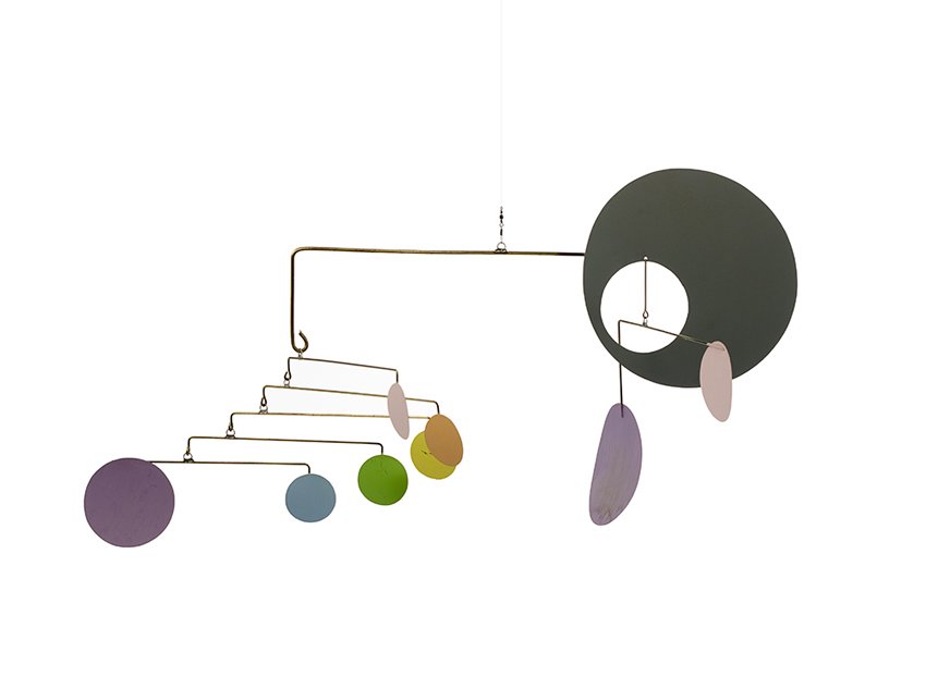 Contemporary Enameled Metal Mobile (1 of 1)