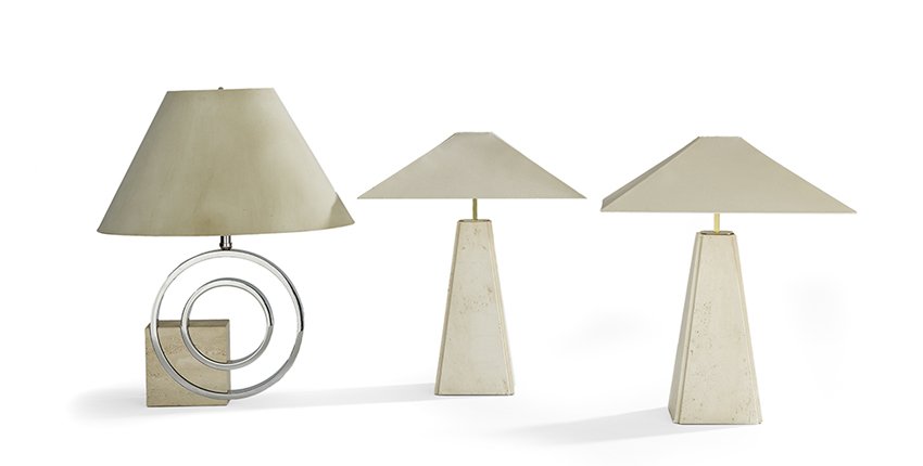 Group of Three Contemporary Table Lamps (1 of 2)