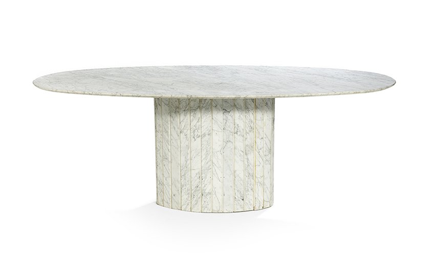 Contemporary Marble Dining Table (1 of 1)