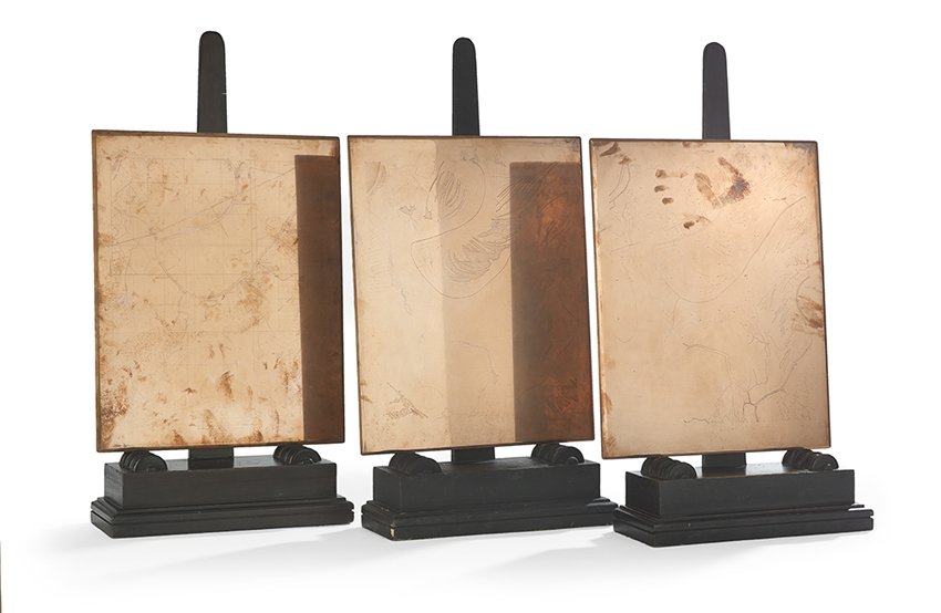 Set of 3 U.S. Geological Survey Copper Map Plates (1 of 1)