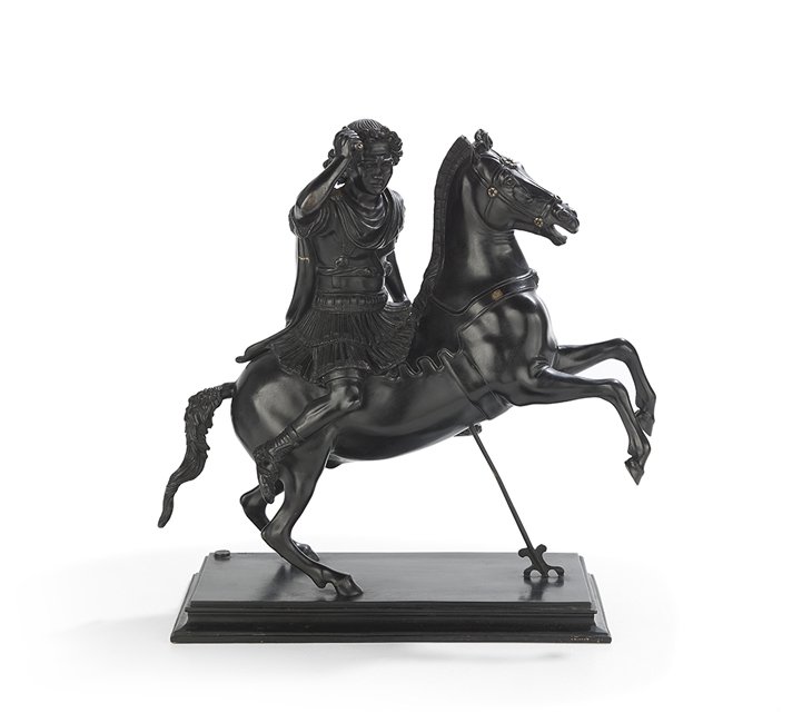 Italian Bronze of Alexander and Bucephalus (1 of 3)