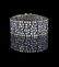 Silver, Tanzanite, Moonstone & Diamond Bracelet