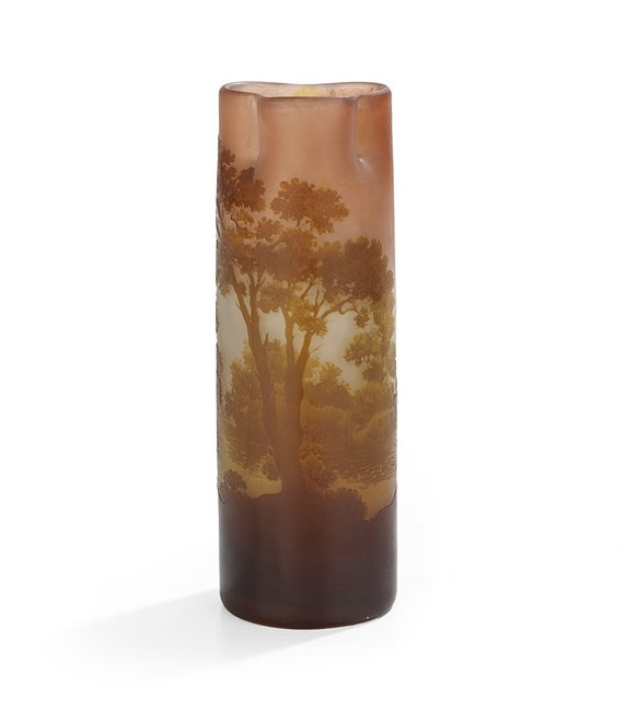 Emile Galle Cameo Glass Vase (1 of 6)