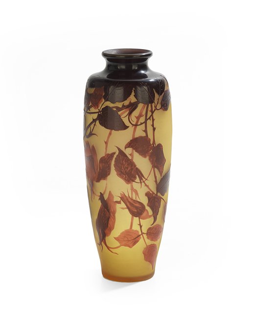 D'Argental Cameo Glass Vase (1 of 8)