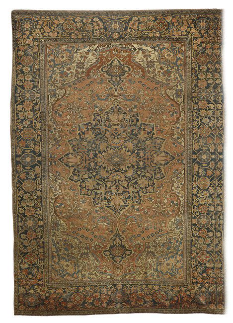 Antique Kashan Carpet (1 of 1)