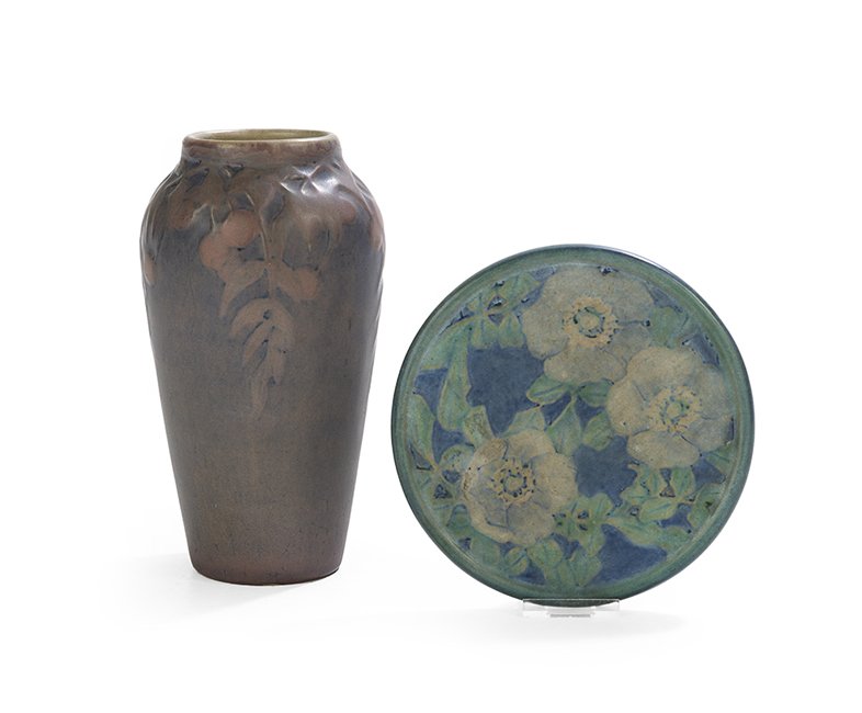 Two Pieces of Newcomb College Matte Glaze Pottery (1 of 3)