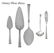 93 Pcs. of Gorham "Gold Tip" Silver Flatware