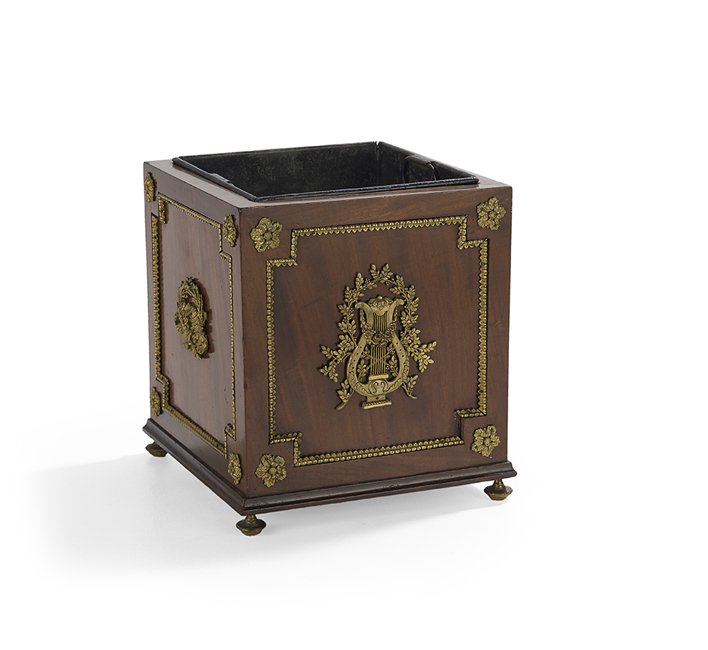 Napoleon III Bronze-Mounted Mahogany Jardiniere (1 of 1)