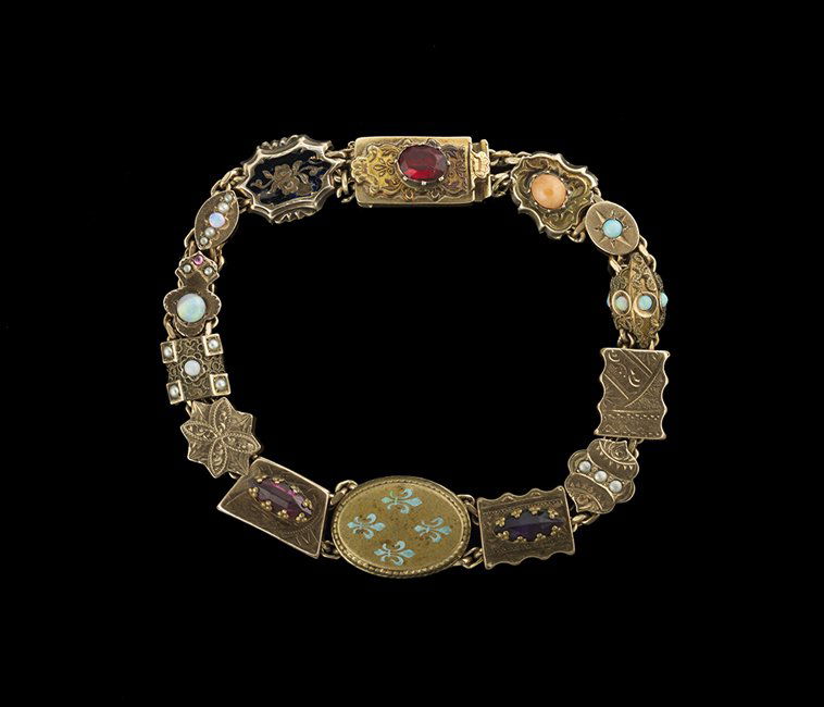 14/10 Kt. Gold and Gold-Filled Slide Bracelet (1 of 1)