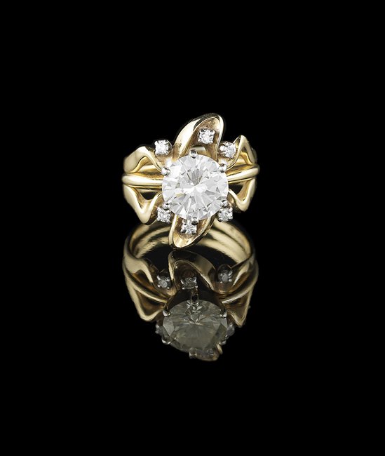 14 Kt. Gold and Diamond Ring (1 of 1)
