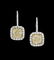 14 Kt. Gold and Fancy Yellow Diamond Earrings