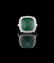 14 Kt. Gold, Emerald and Diamond Ring