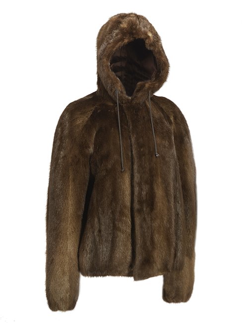 Canadian Brown Otter Hoodie Jacket (1 of 1)