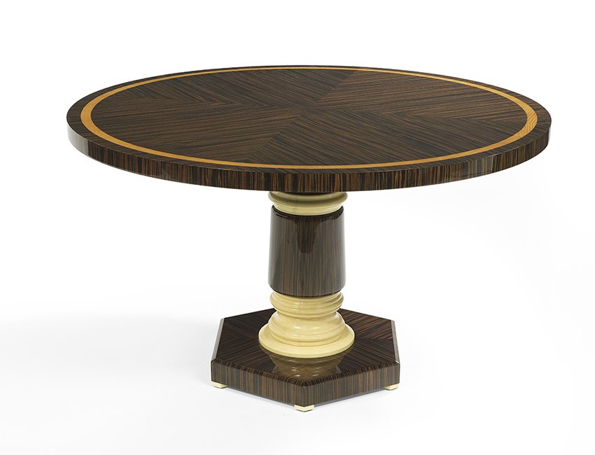 Art Deco-Style Macassar Ebony Dining Table (1 of 2)