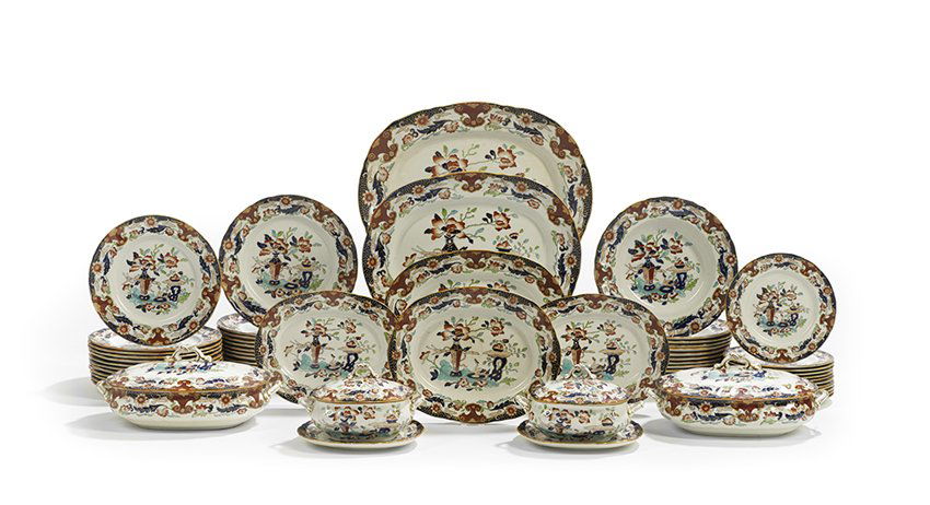 Service of Mason's "Imari" Ironstone Tableware (1 of 2)