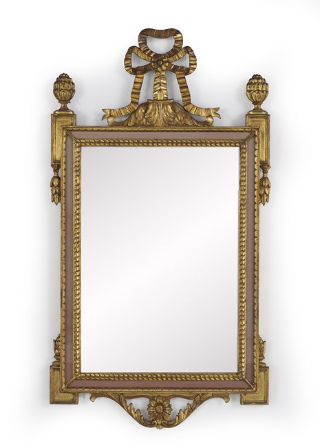 Italian Neoclassical-Style Parcel-Gilt Mirror (1 of 1)