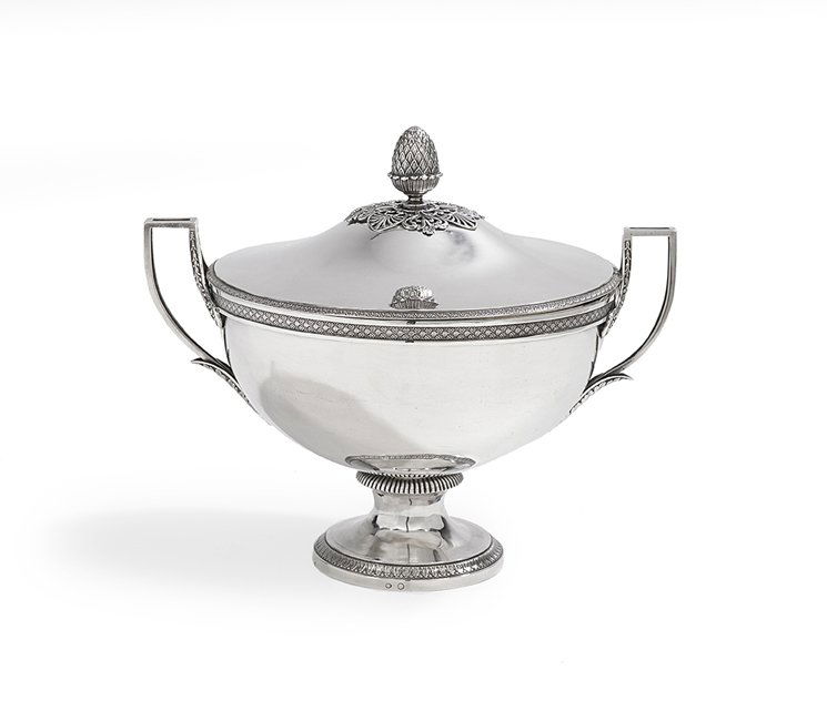 French Restauration .950 Silver Tureen (1 of 1)