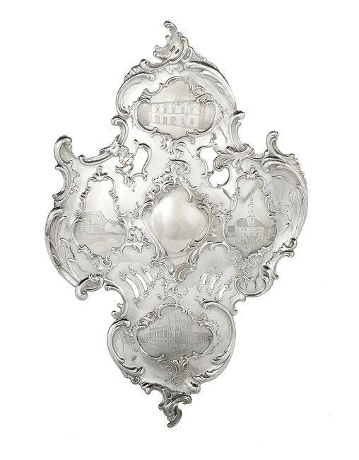 Austrian .800 Silver Wall Plaque (1 of 1)