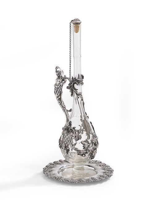 Continental Silver and Glass Decanter Set (1 of 2)