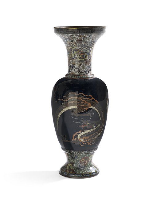 Exceptional Japanese Cloisonne Vase (1 of 2)
