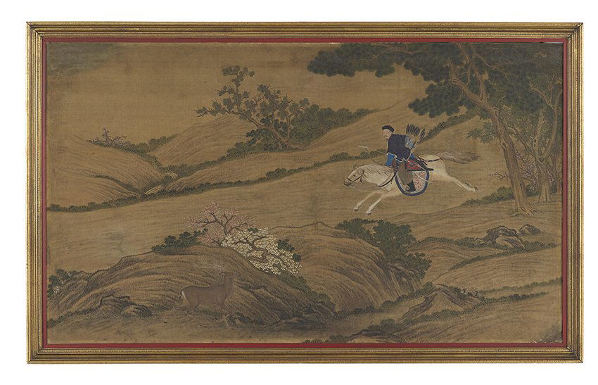 Chinese Painting of a Hunt Scene (1 of 1)