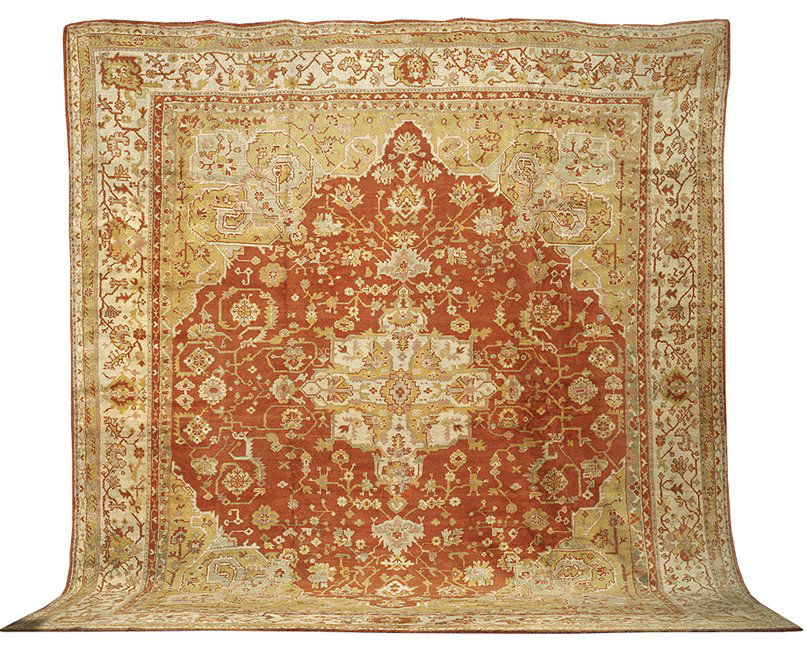 Semi-Antique Oushak Carpet (1 of 1)