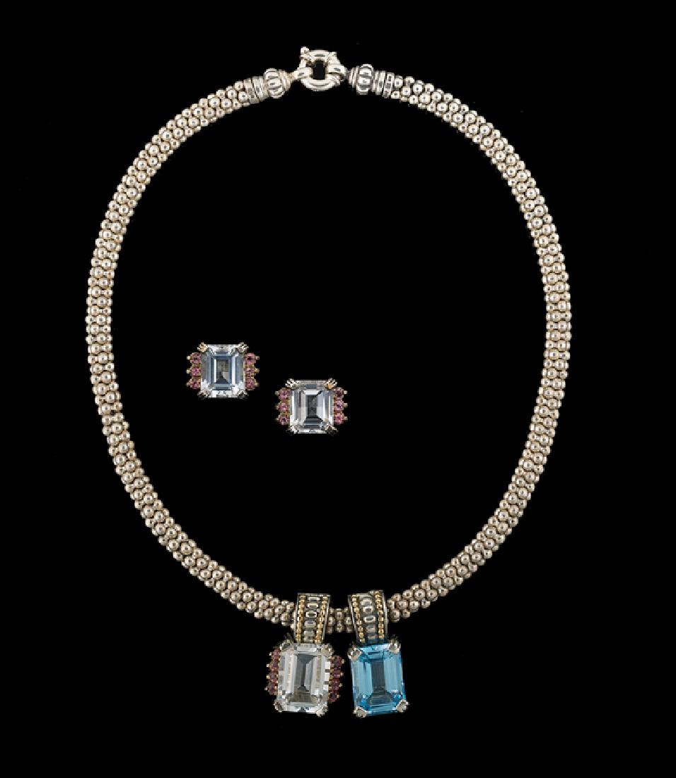 Sterling/18 Kt. Gold "Lagos Caviar" Jewelry Suite (1 of 3)