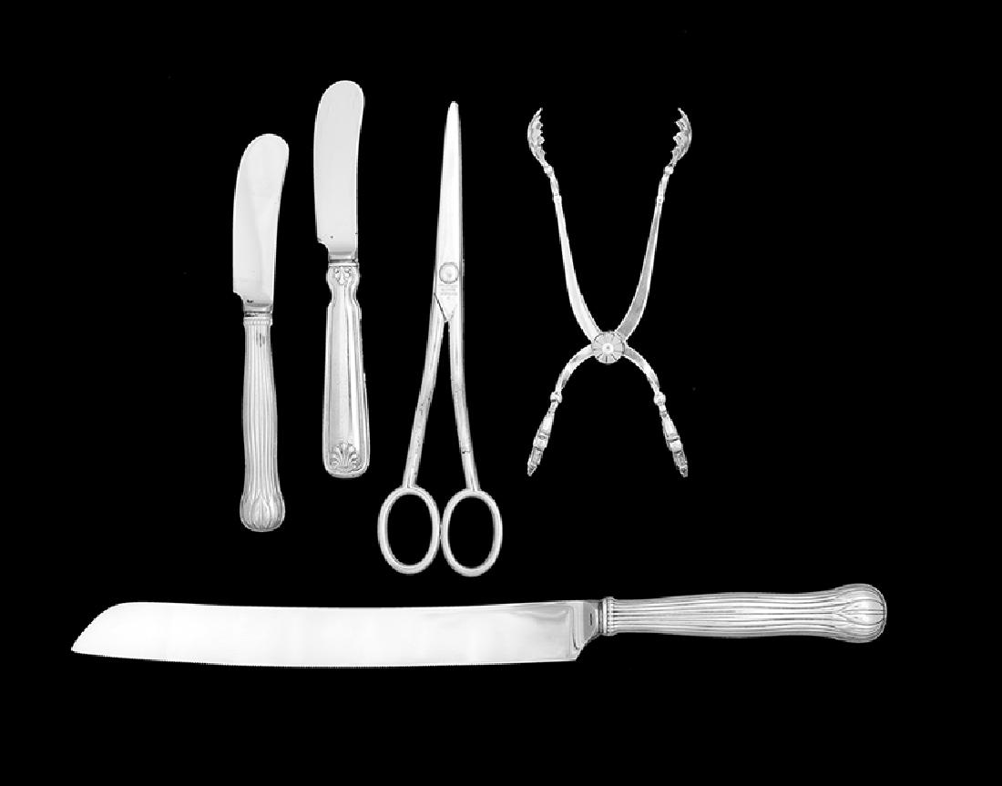 Five Jensen and Tiffany Silver Serving Pieces (1 of 1)